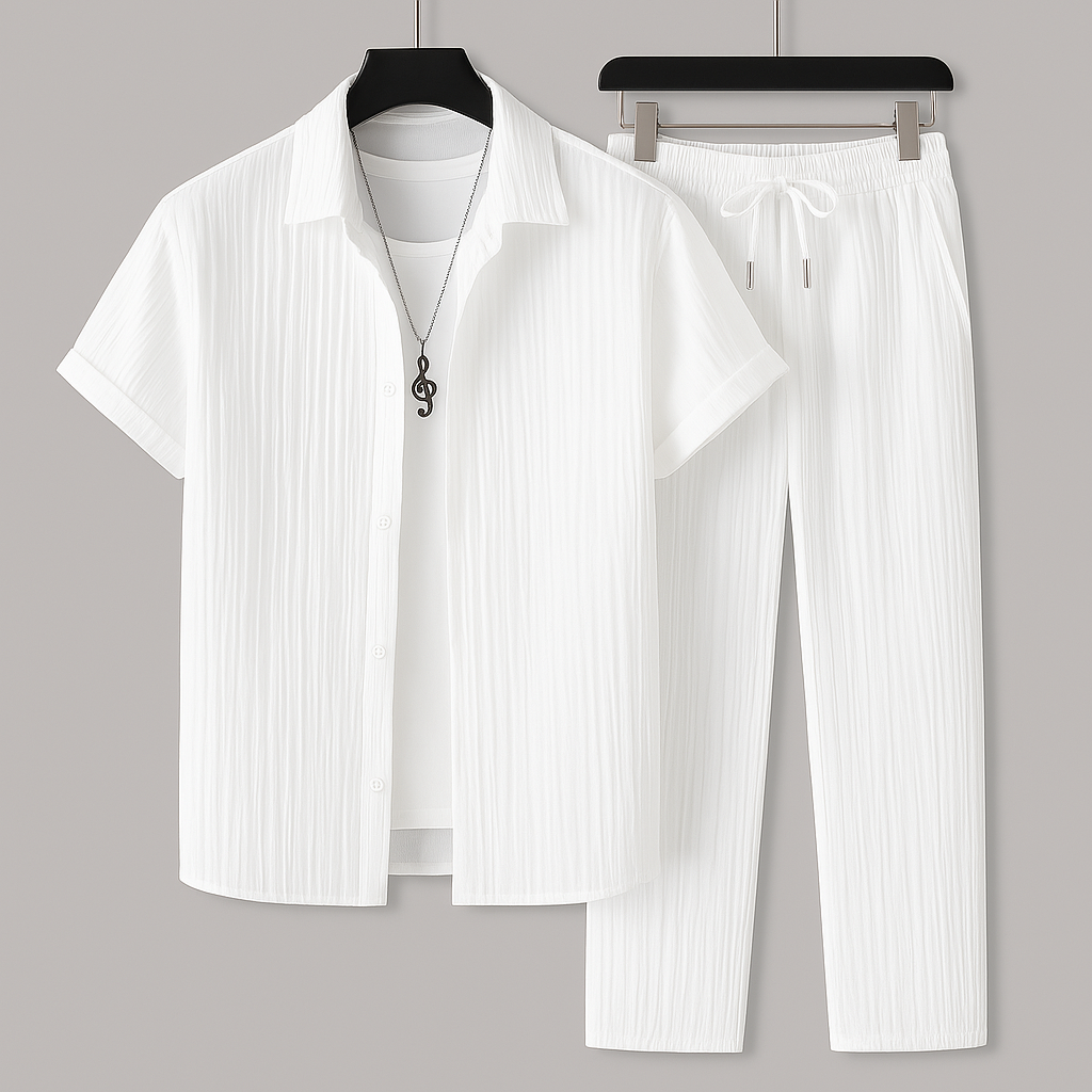 WISEMERE™ | Ribbed Linen Co-Ord