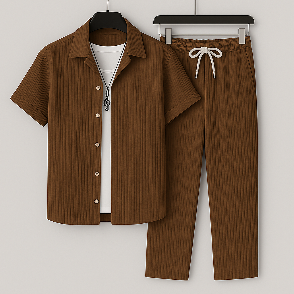WISEMERE™ | Ribbed Linen Co-Ord