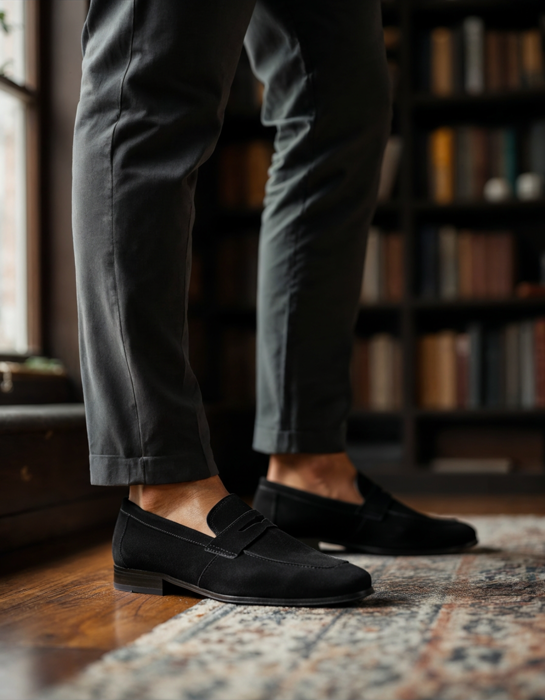 Wisemere | Suede Penny Loafers