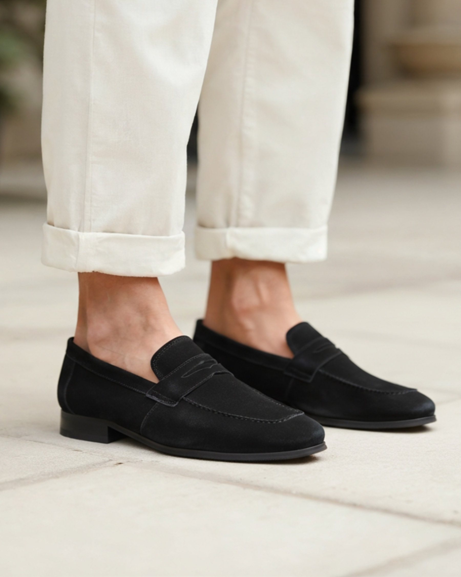 Wisemere | Suede Penny Loafers
