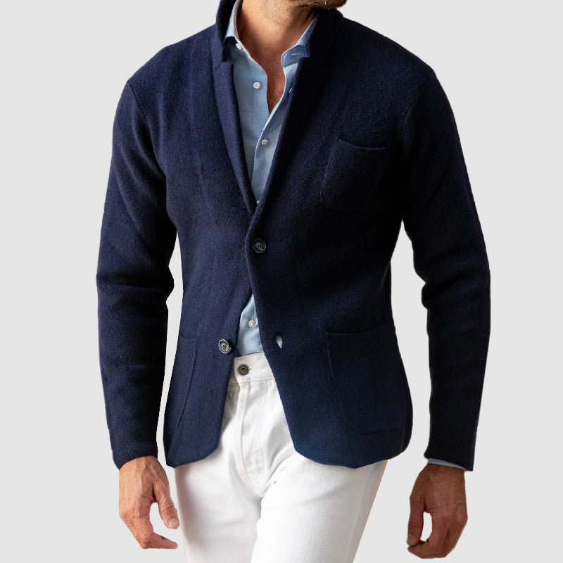 WISEMERE™ | Men's Two-Button Knitted Blazer