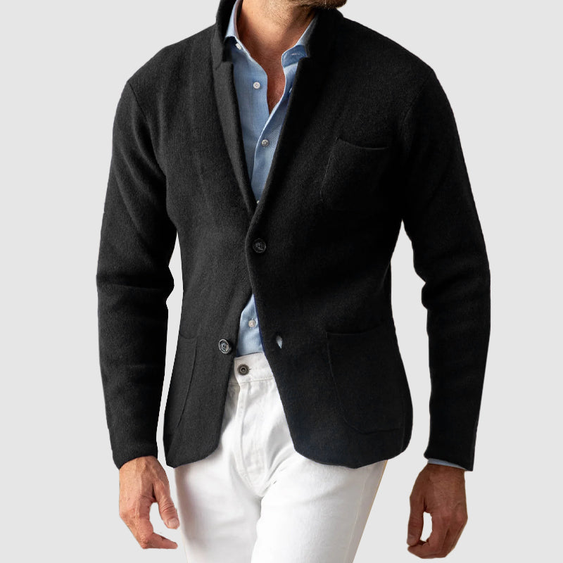 WISEMERE™ | Men's Two-Button Knitted Blazer