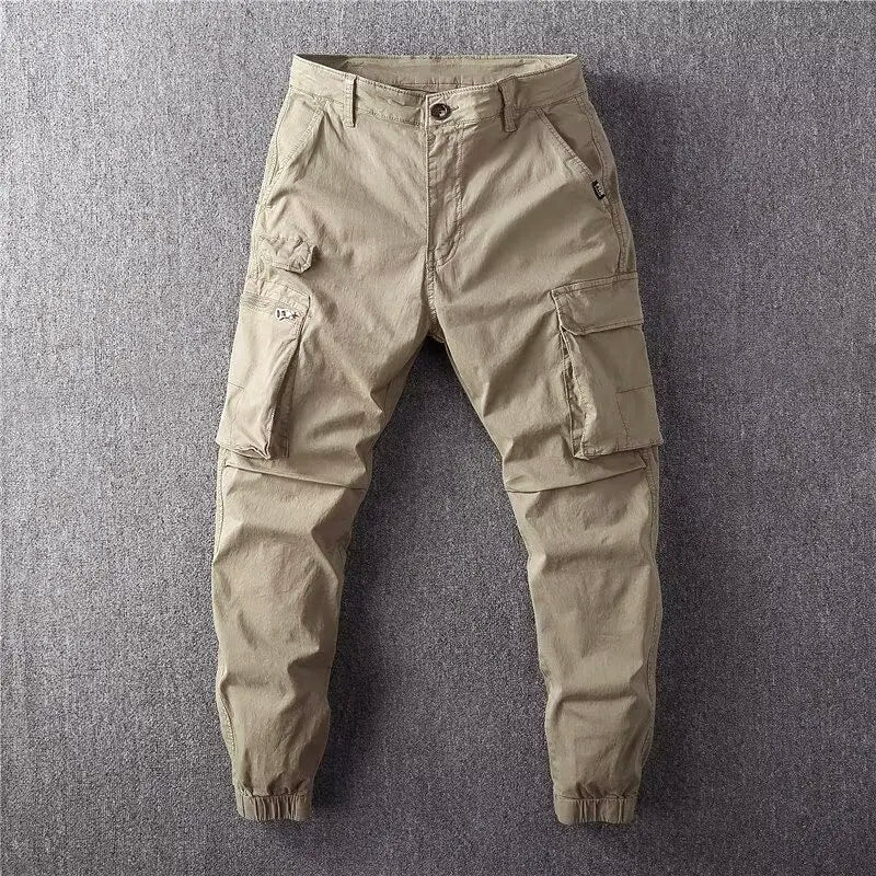WISEMERE™ | Men's Tapered Cargo Jogger Trousers