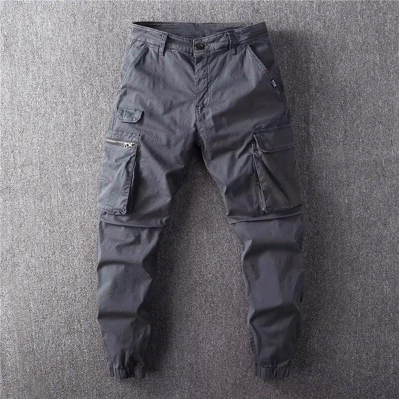 WISEMERE™ | Men's Tapered Cargo Jogger Trousers