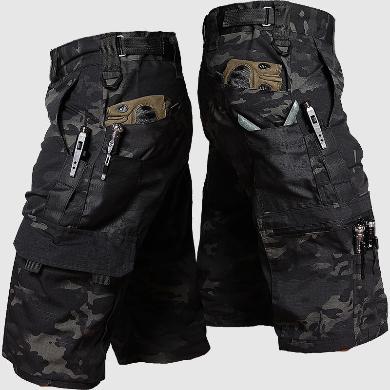 WISEMERE™ | Men's Multi-Pocket Cotton-Poly Cargo Shorts
