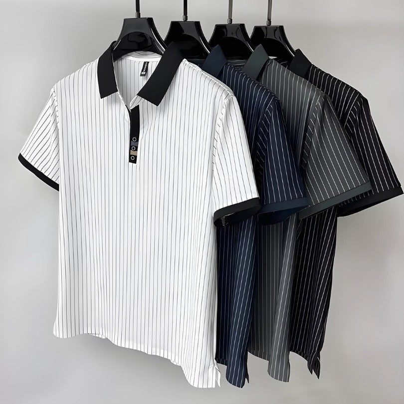 WISEMERE | REFINED STRIPED POLO