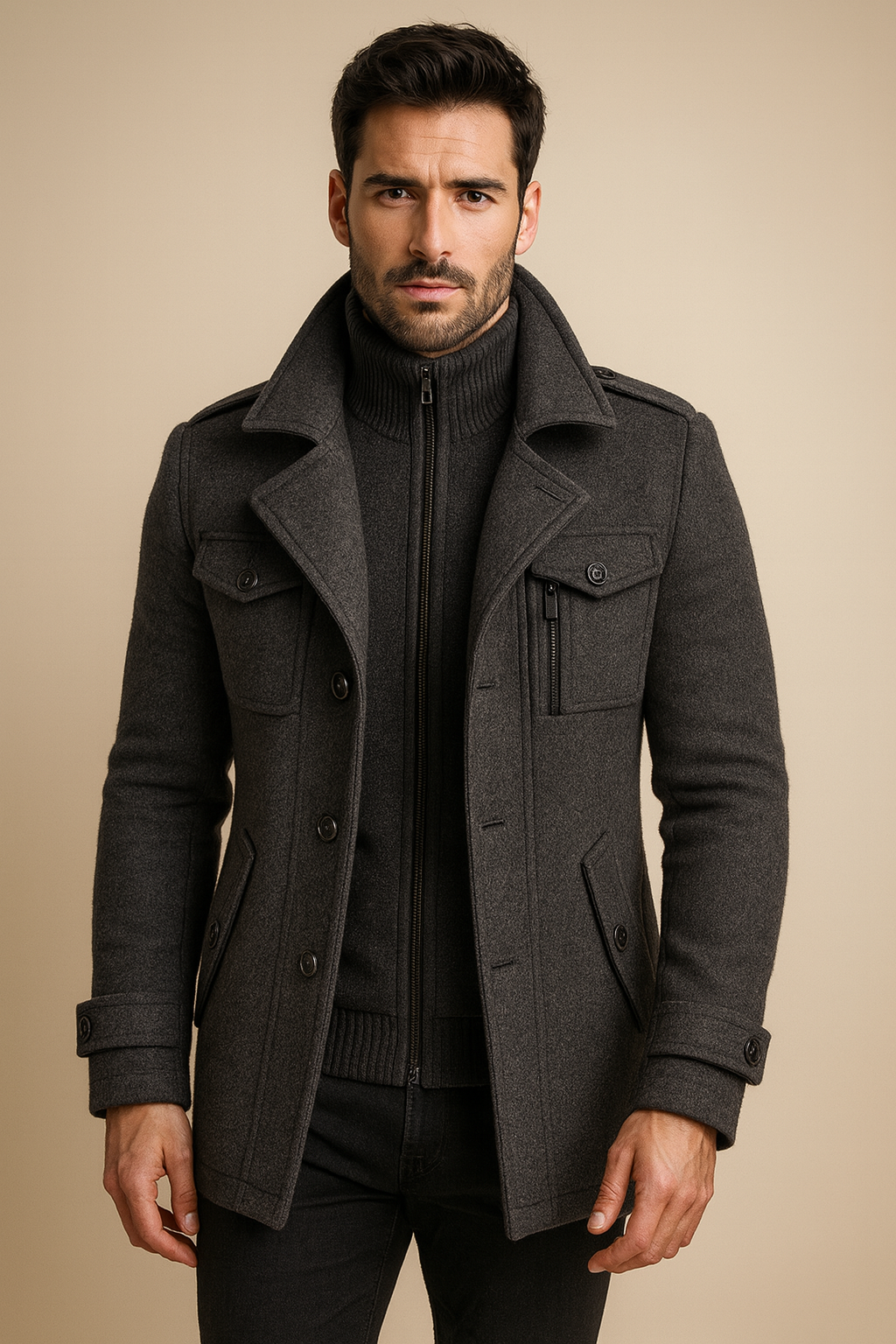 WISEMERE | LONG WINTER COAT FOR MEN