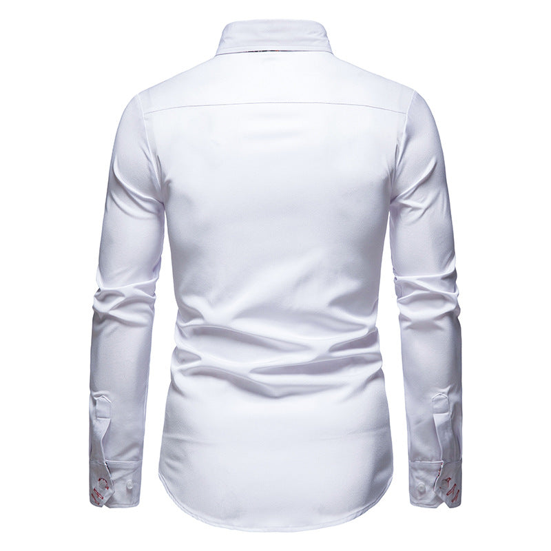 WISEMERE™ | Paisley-Trim Shirt