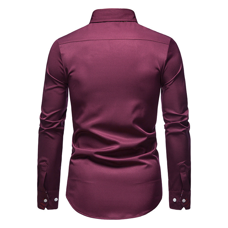 WISEMERE™ | Paisley-Trim Shirt
