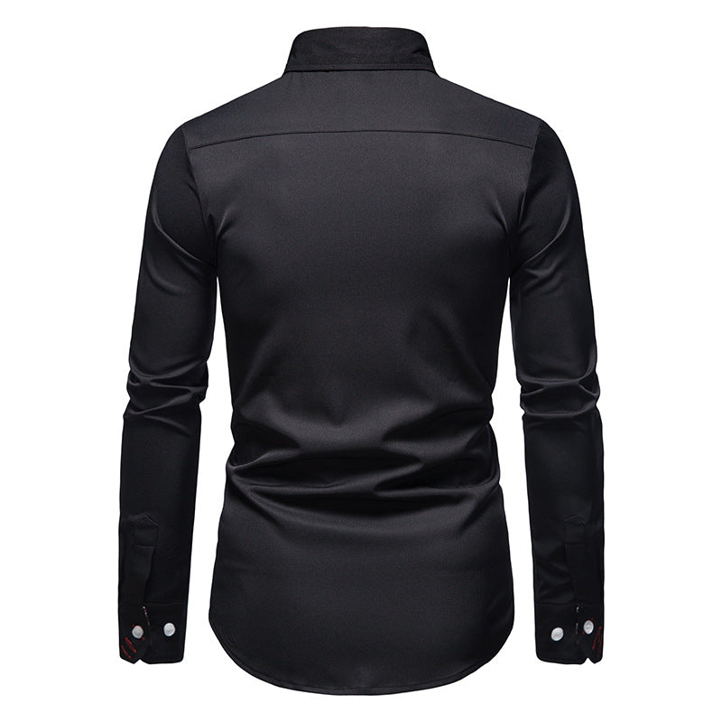 WISEMERE™ | Paisley-Trim Shirt