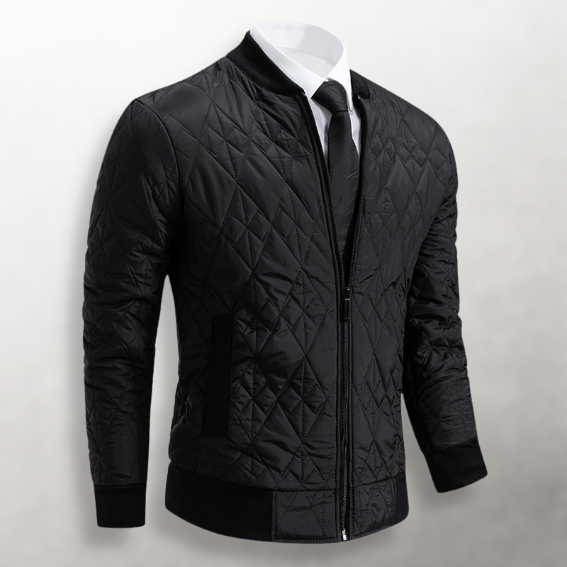 WISEMERE™ | Men's Quilted Zip Cardigan