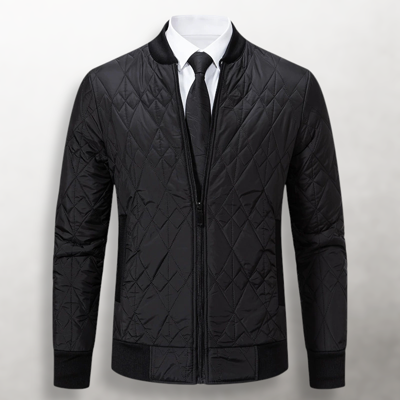 WISEMERE™ | Men's Quilted Zip Cardigan