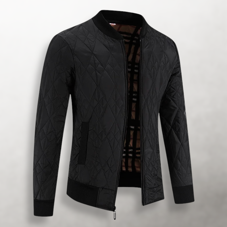 WISEMERE™ | Men's Quilted Zip Cardigan