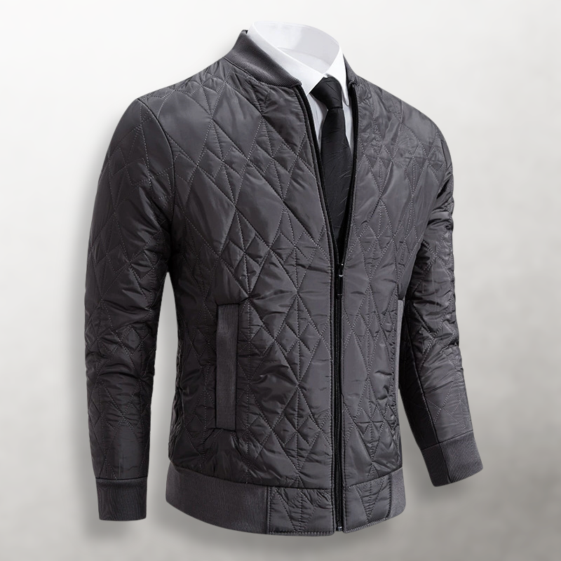 WISEMERE™ | Men's Quilted Zip Cardigan