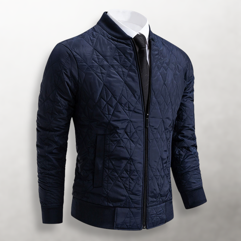 WISEMERE™ | Men's Quilted Zip Cardigan