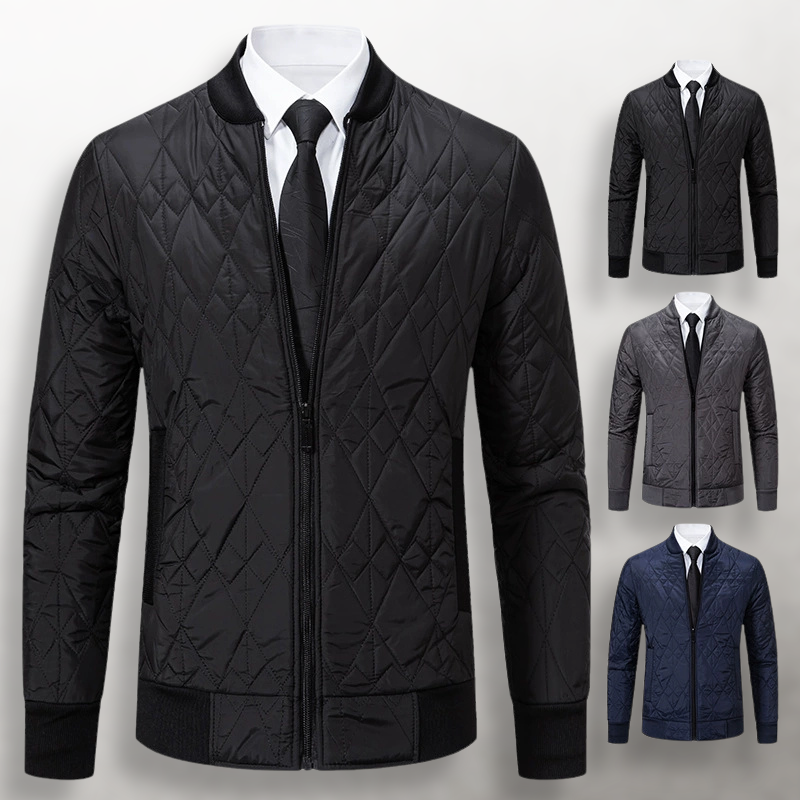 WISEMERE™ | Men's Quilted Zip Cardigan