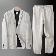WISEMERE™ | Men's Linen-Cotton Suit
