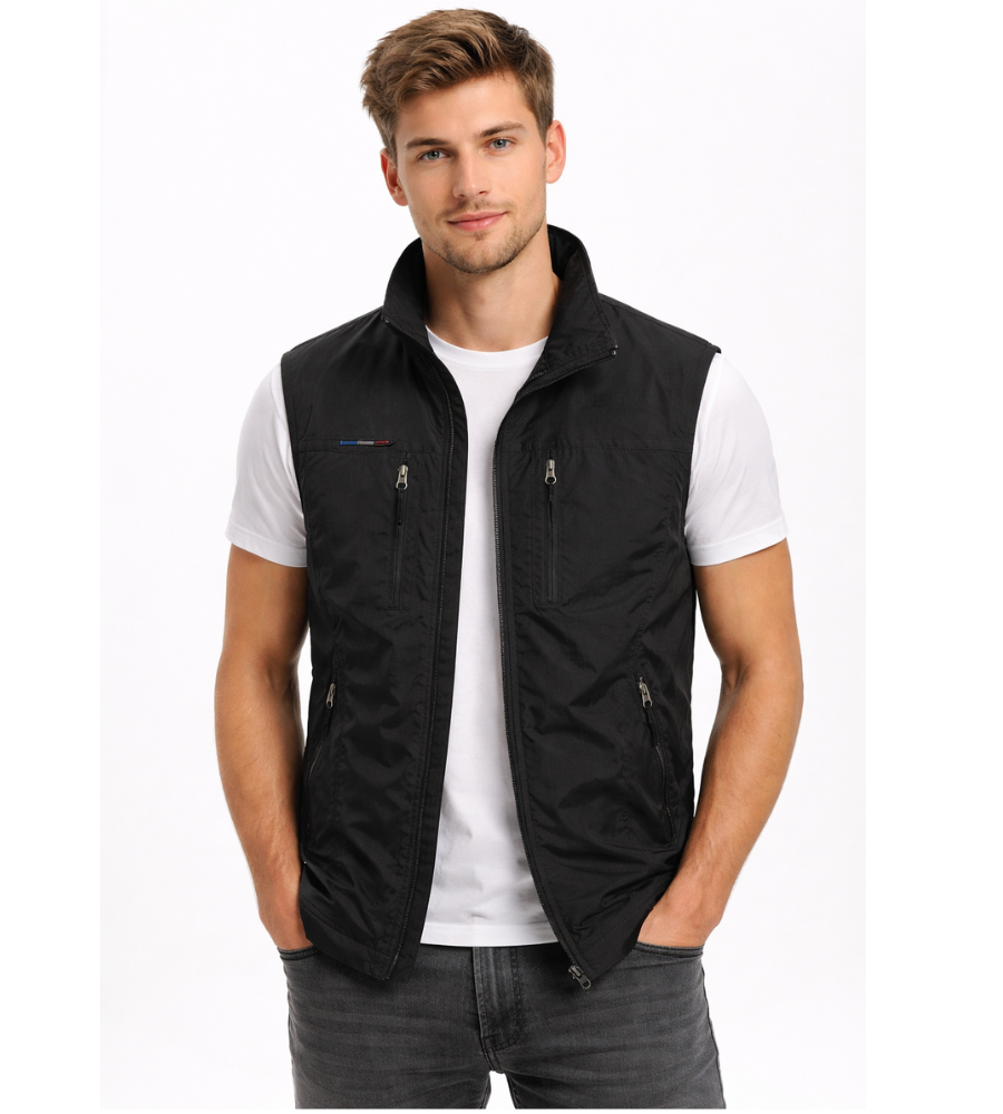 WISEMERE™ | Men's Nylon Zip Vest