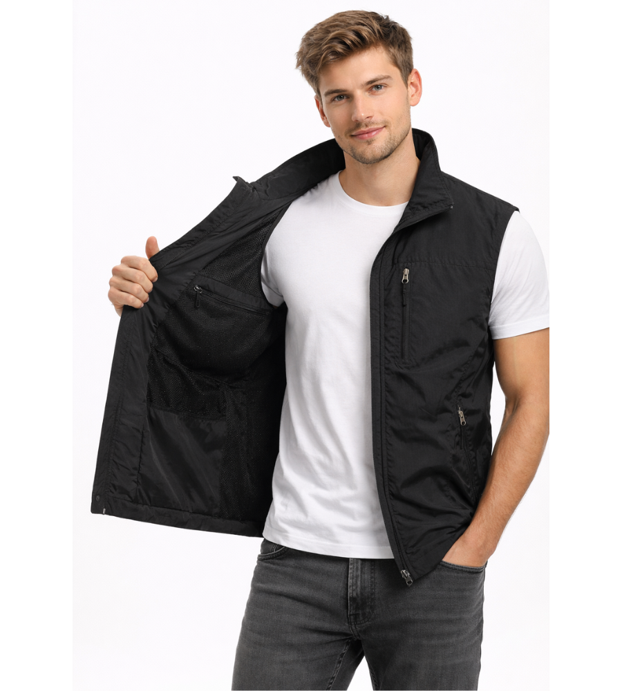 WISEMERE™ | Men's Nylon Zip Vest