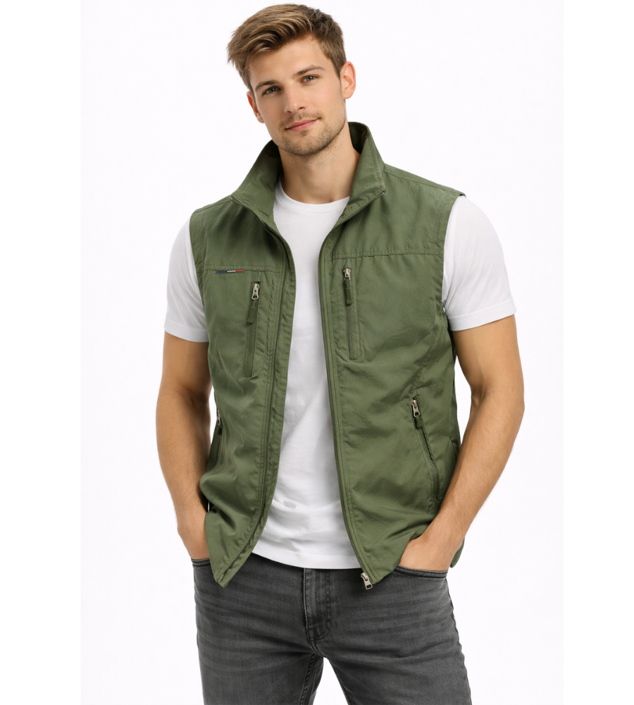 WISEMERE™ | Men's Nylon Zip Vest