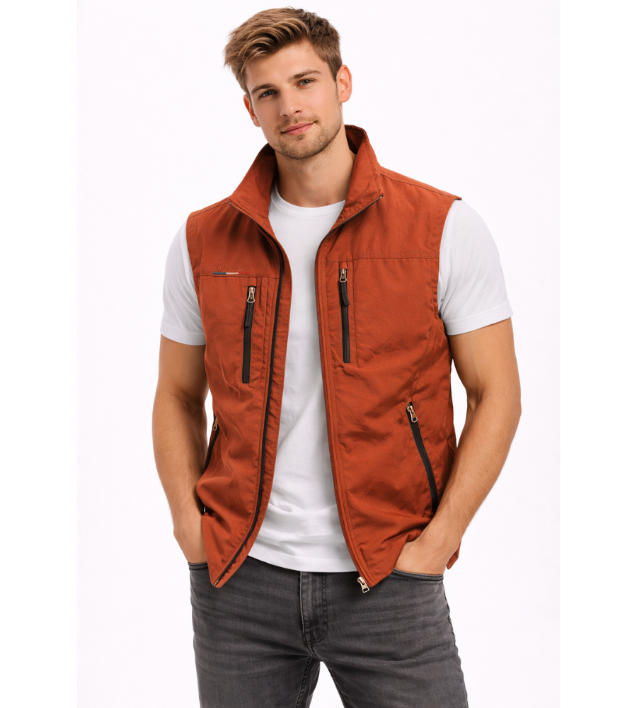 WISEMERE™ | Men's Nylon Zip Vest