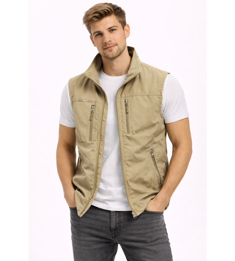 WISEMERE™ | Men's Nylon Zip Vest