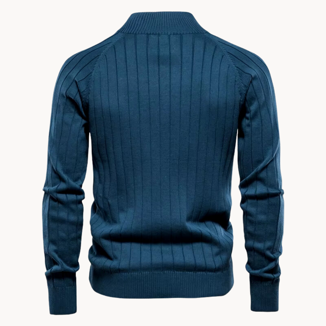 WISEMERE™ | Zip-Up Knit Jacket