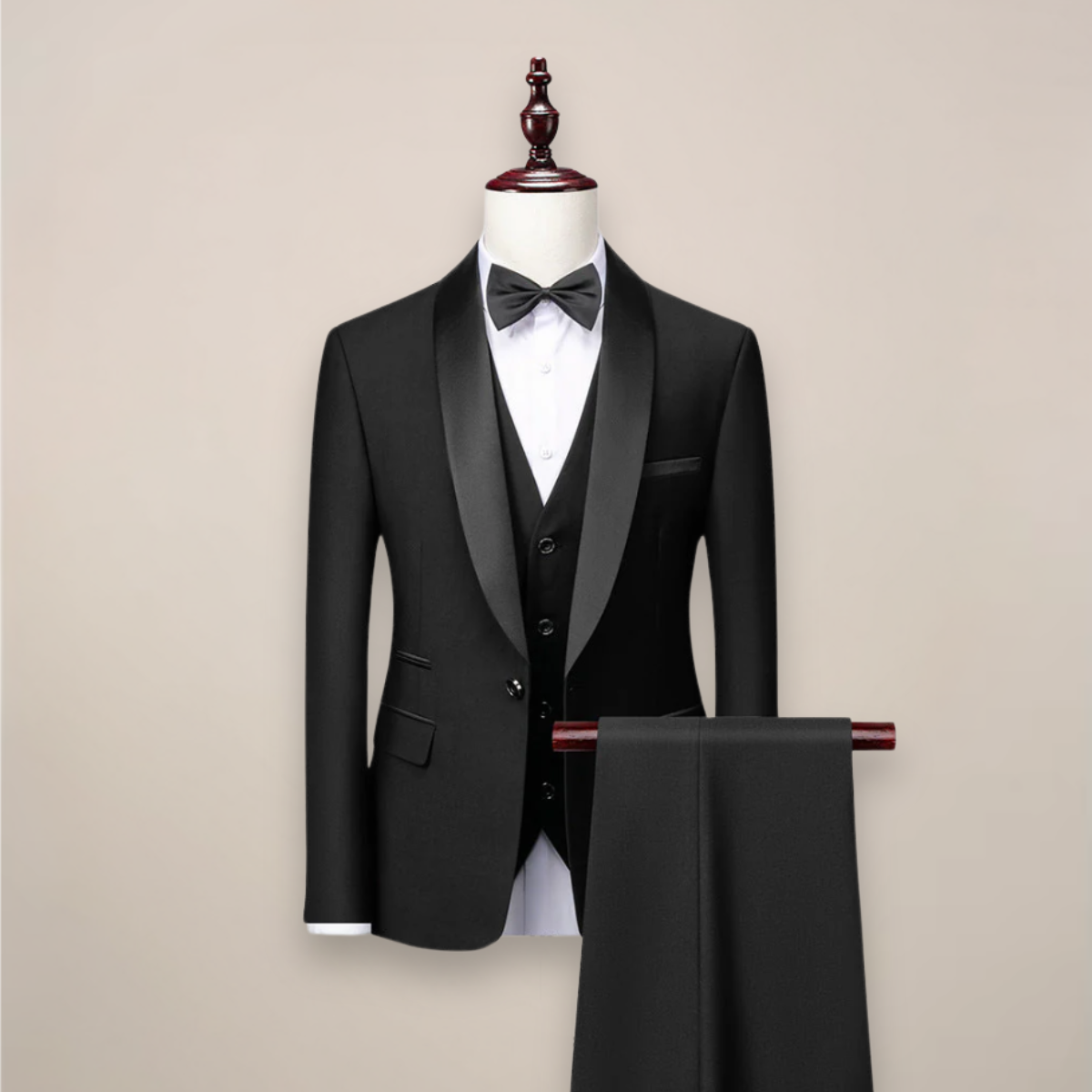 WISEMERE™ | Men's Satin-Trim Evening Tuxedo