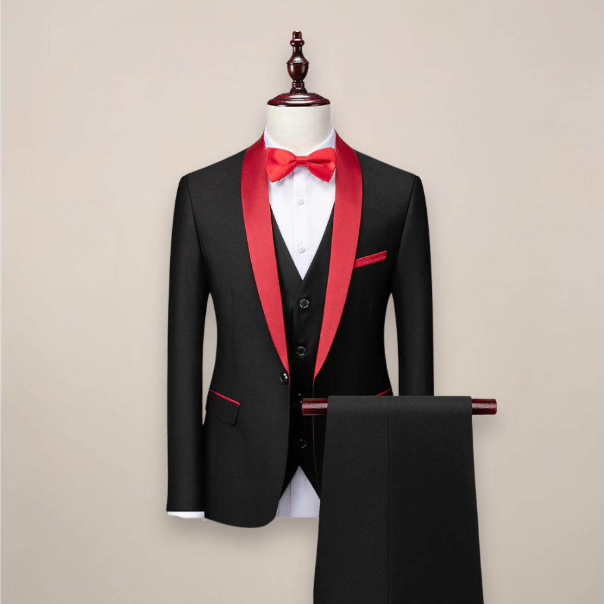 WISEMERE™ | Men's Satin-Trim Evening Tuxedo
