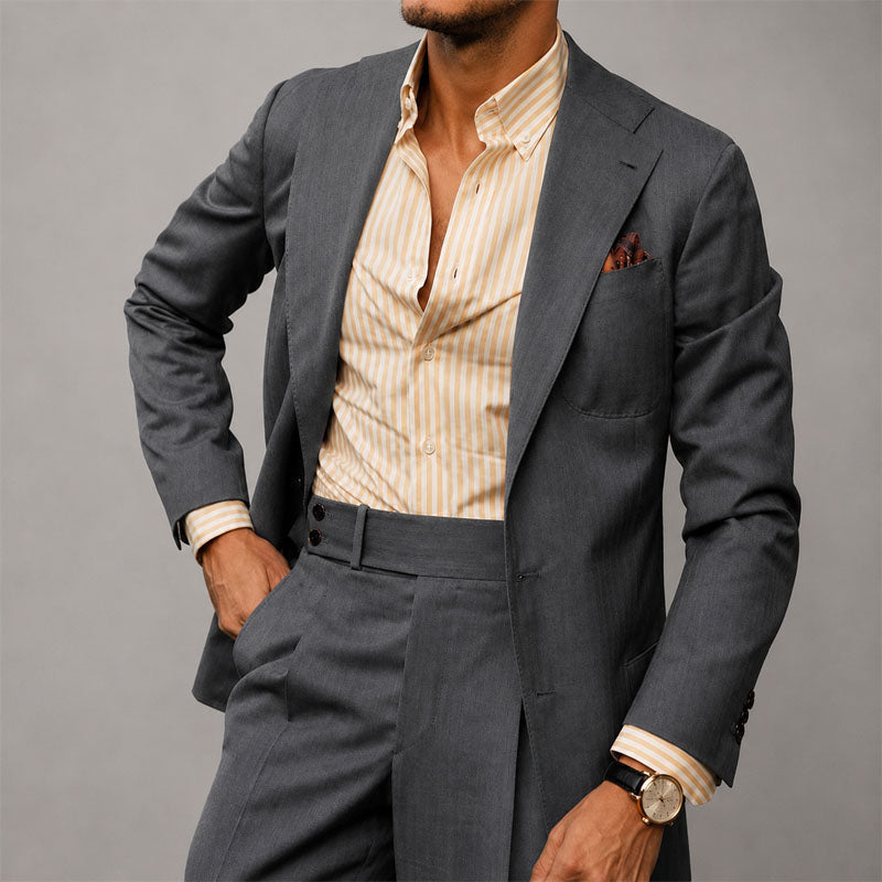 WISEMERE™ | Men's Two-Piece Linen Suit