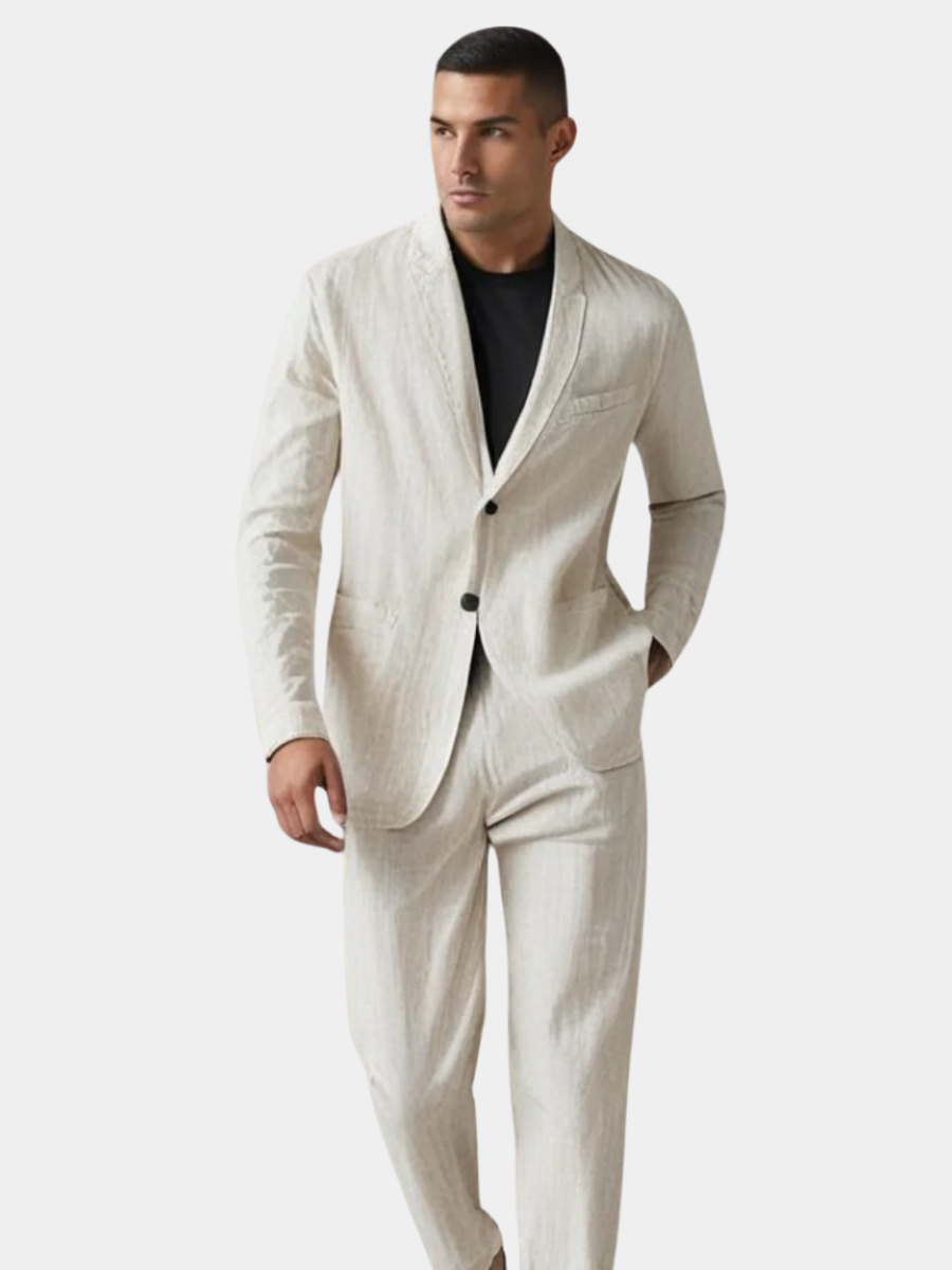 WISEMERE™ | Men's Pure Linen Coord