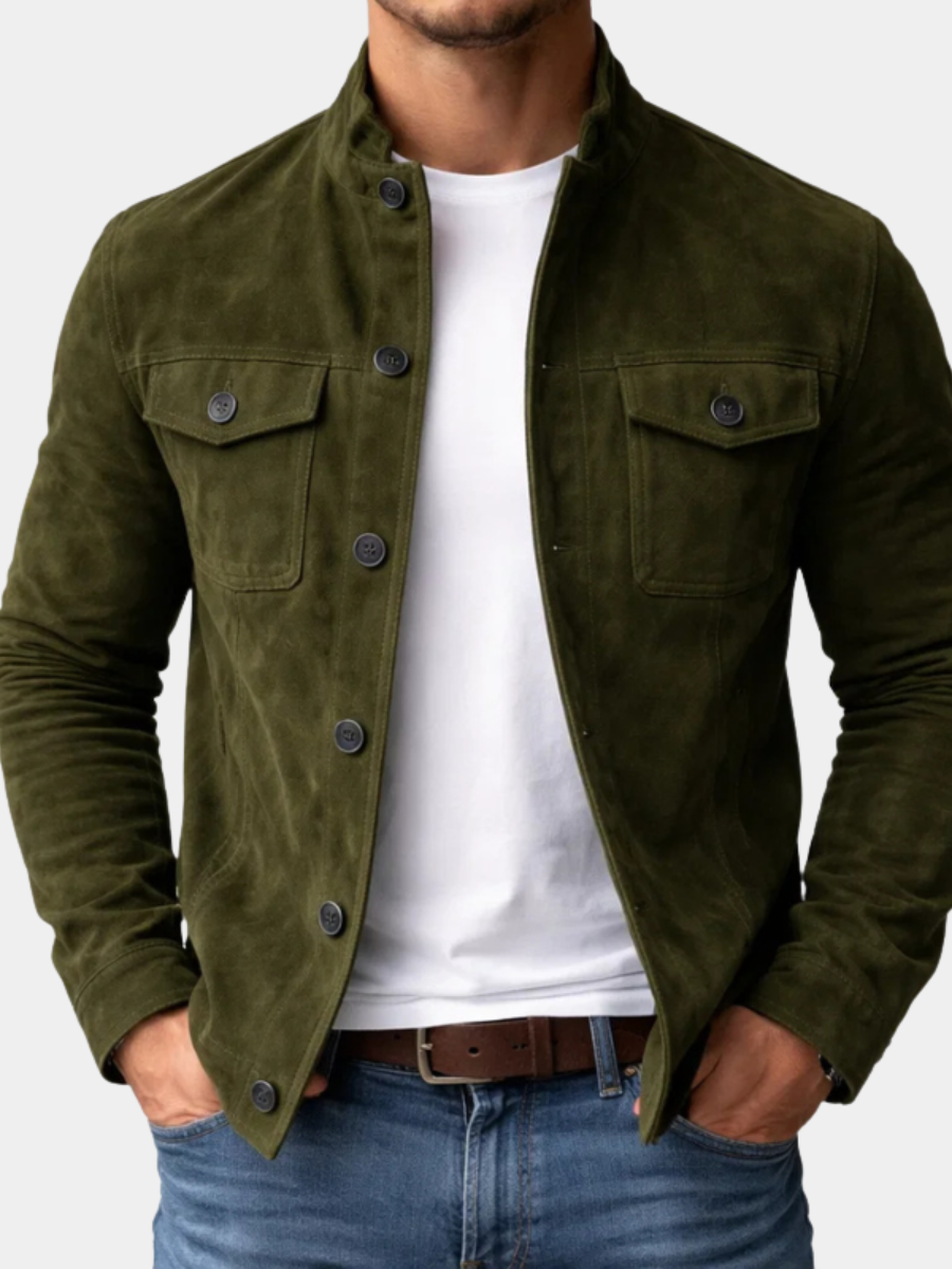 WISEMERE™ | Men's Rugged Suede Field Jacket