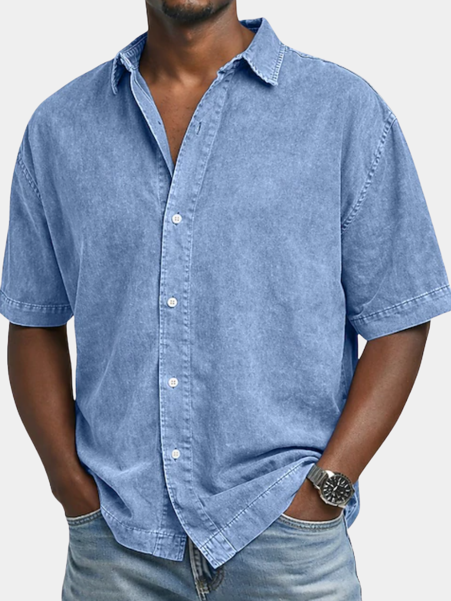 WISEMERE™ | Men's Acid Wash Shirt