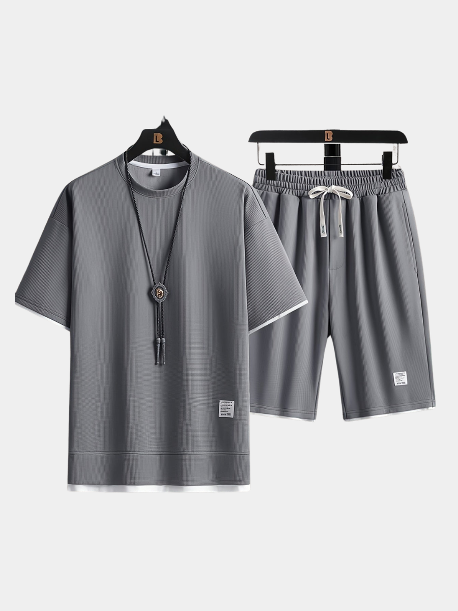 WISEMERE™ | Men's Tee Shorts Set
