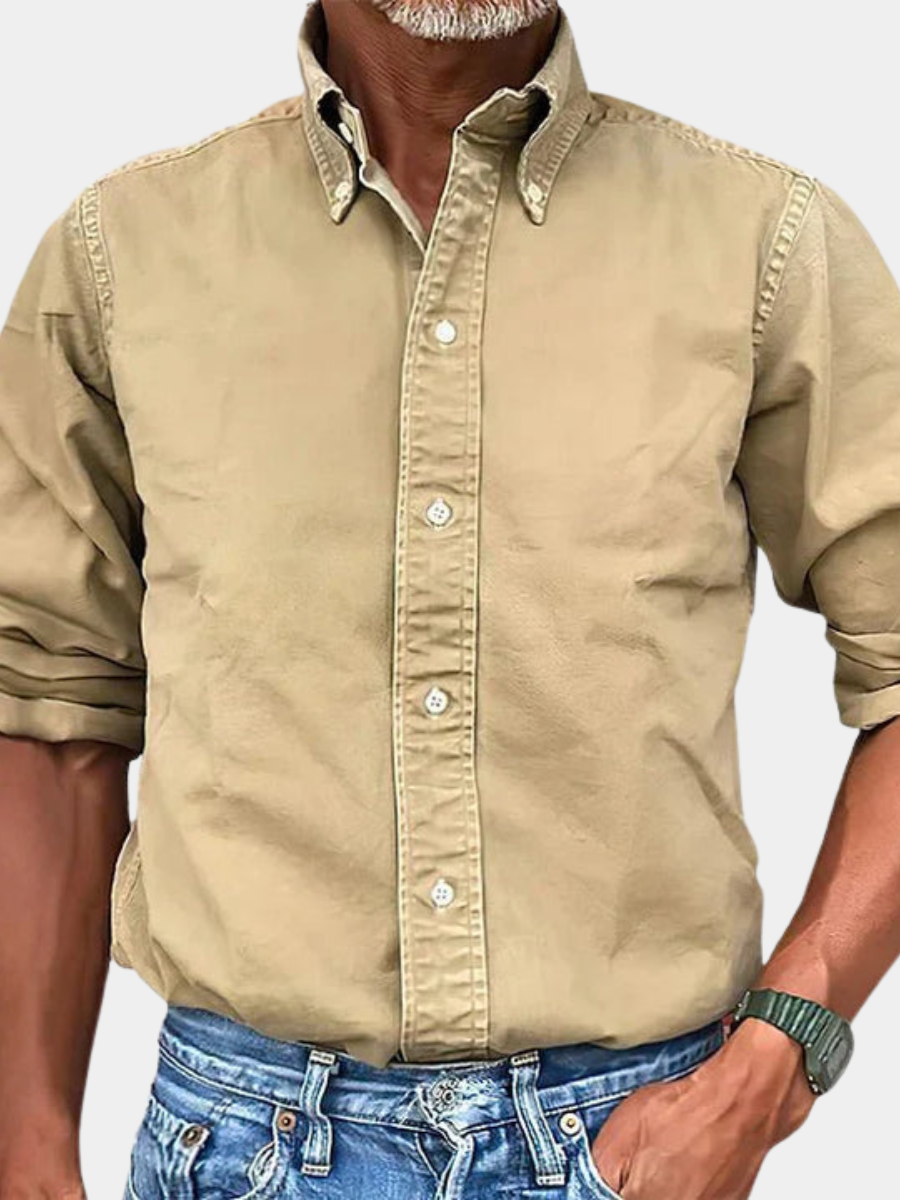 WISEMERE™ | Men's Classic Cotton Oxford Shirt