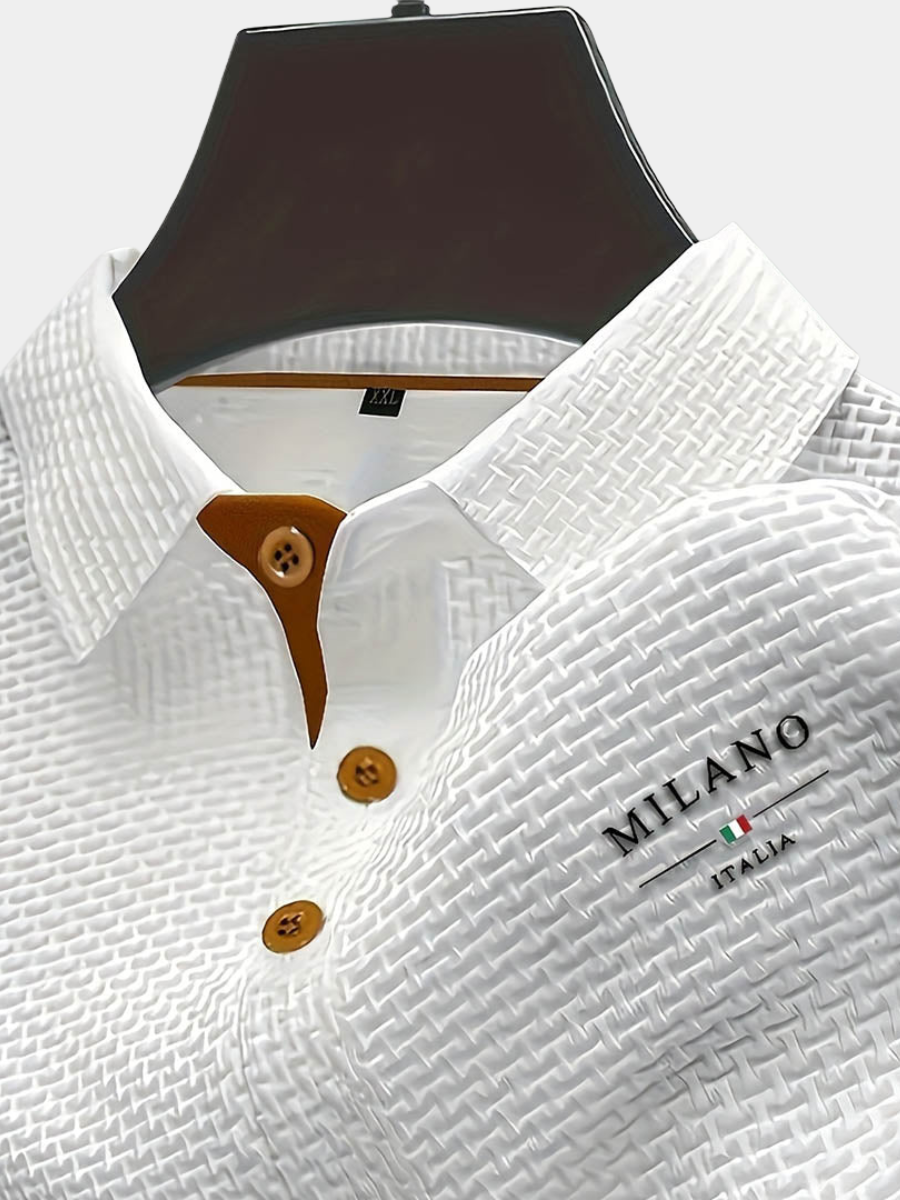 WISEMERE™ | Men's Basketweave Polo