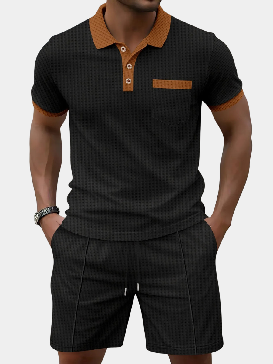 WISEMERE™ | Men's Coordinated Polo Set