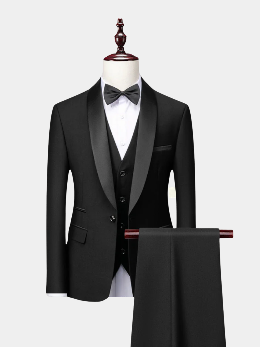 WISEMERE™ | Men's Satin-Trim Evening Tuxedo