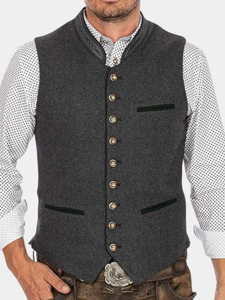 WISEMERE™ | Men's Slim Trachten Vest