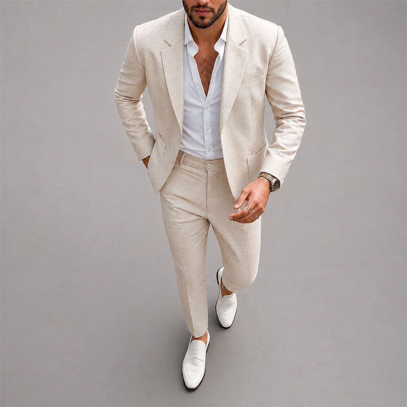 WISEMERE™ | Men's Slim-Fit Two-Piece Suit