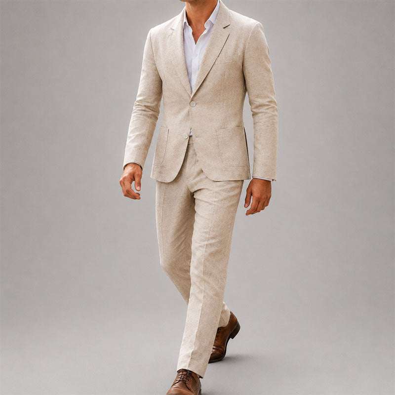 WISEMERE™ | Men's Slim-Fit Two-Piece Suit