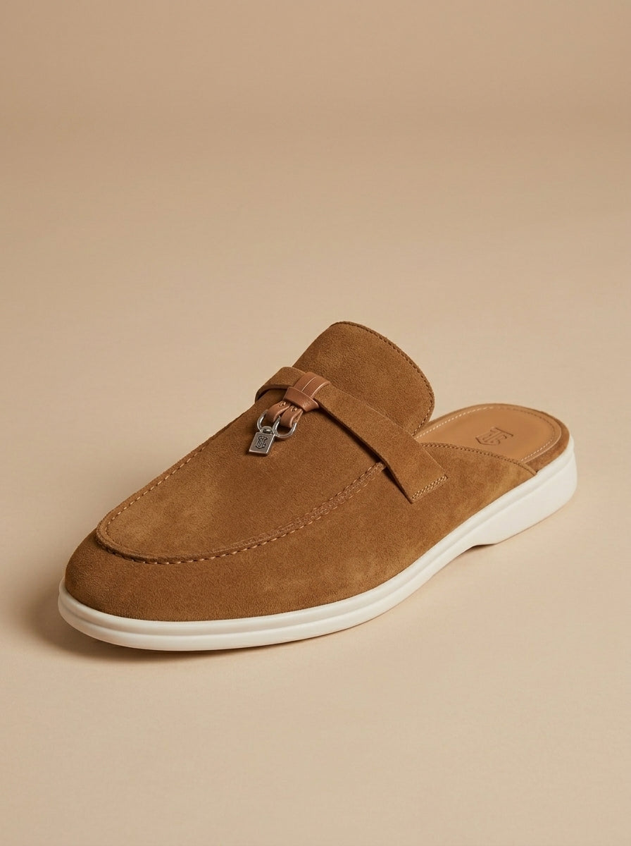 WISEMERE™ | Suede Mule Loafers