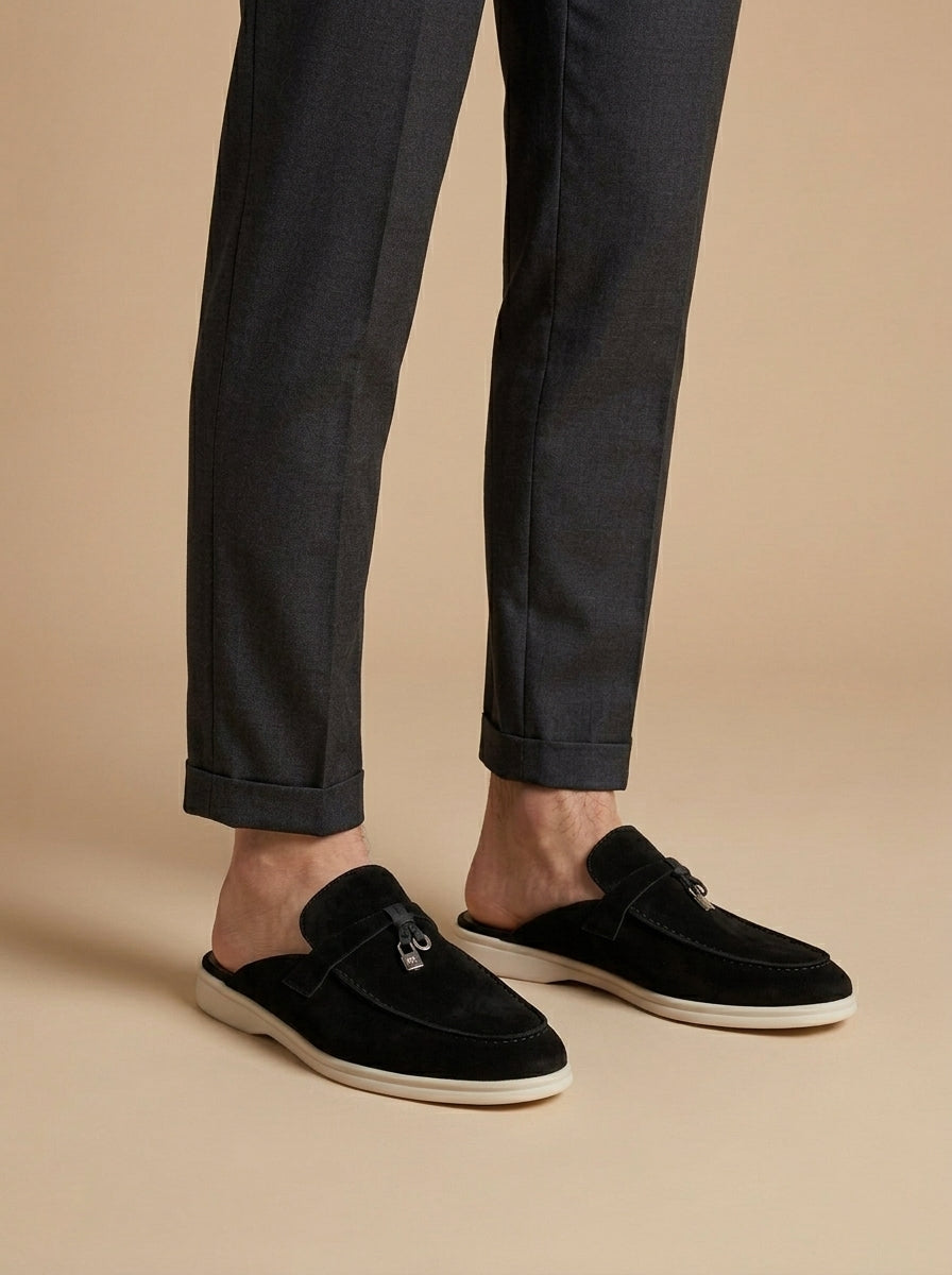 WISEMERE™ | Suede Mule Loafers