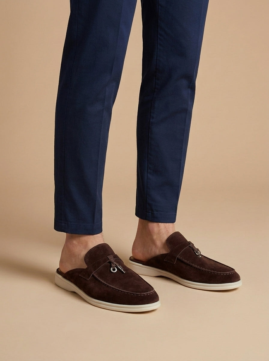 WISEMERE™ | Suede Mule Loafers