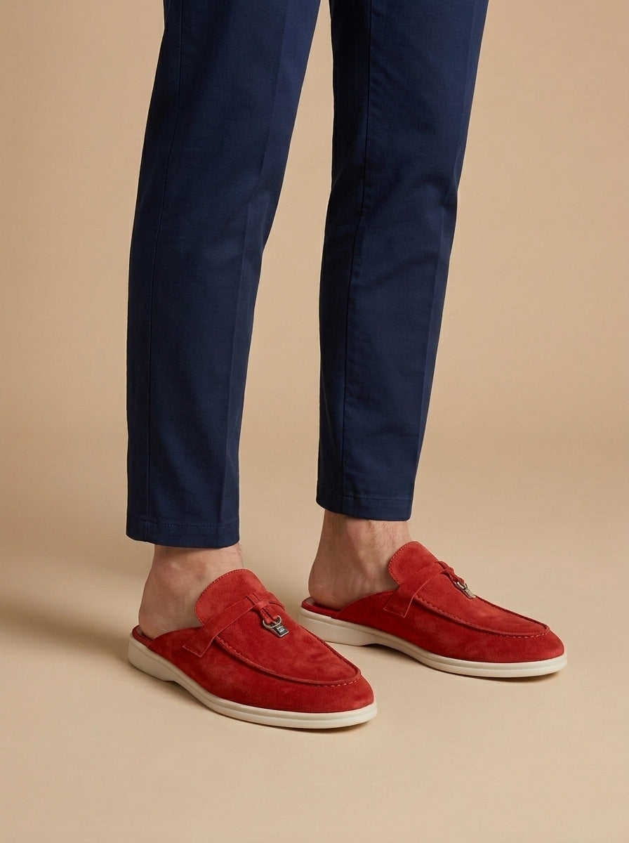 WISEMERE™ | Suede Mule Loafers