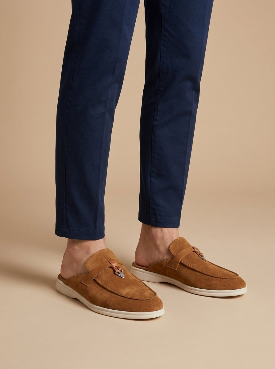 WISEMERE™ | Suede Mule Loafers
