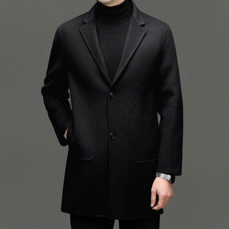 WISEMERE™ | Men's Tailored Wool Overcoat