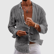 WISEMERE™ | Button-Down Linen Shirt