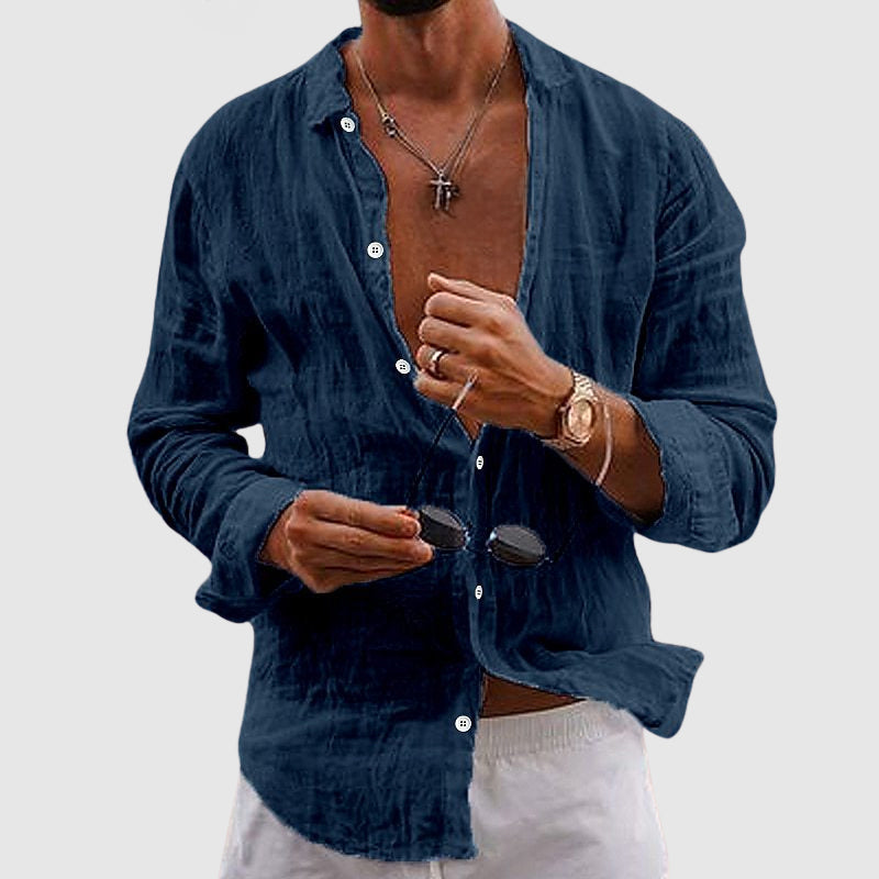 WISEMERE™ | Men's Lightweight Linen Shirt
