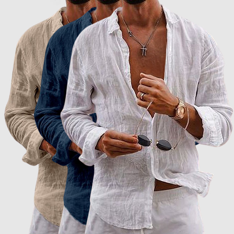 WISEMERE™ | Men's Lightweight Linen Shirt